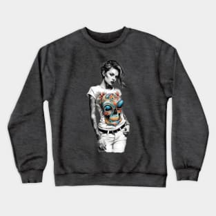 Elevate Your Style with a Chic Digital Image Crewneck Sweatshirt